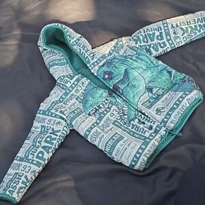 Jurassic Park Dinosaur Kids Reversible Jacket for Boys - size 3T